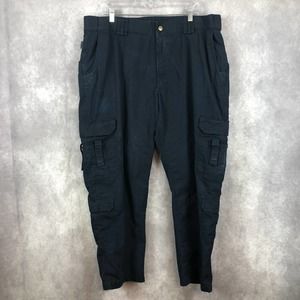 511 5.11 Tactical Men's Pants 42x36 Blue Cargo‎ Pockets Ripstop Workwear